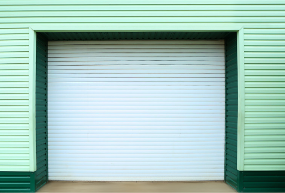 Up and over garage door